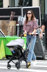 EMILY RATAJKOWSKI and Sebastian Bear McClard After Breakfast at Bluestone Lane in New York 10/03/2021