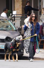 EMILY RATAJKOWSKI and Sebastian Bear McClard Out with Their Baby and Dog in New York 10/24/2021