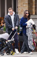 EMILY RATAJKOWSKI and Sebastian Bear McClard Out with Their Baby and Dog in New York 10/24/2021
