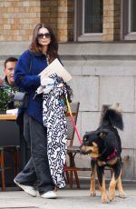 EMILY RATAJKOWSKI and Sebastian Bear McClard Out with Their Baby and Dog in New York 10/24/2021