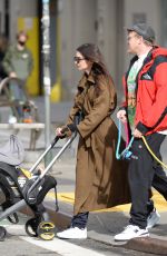 EMILY RATAJKOWSKI and Sebastian Bear McClard Out with Their Baby and Dog in New York 10/30/2021