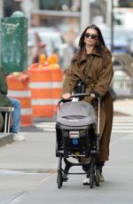 EMILY RATAJKOWSKI and Sebastian Bear McClard Out with Their Baby and Dog in New York 10/30/2021