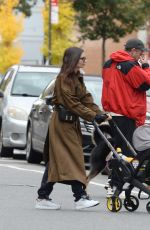 EMILY RATAJKOWSKI and Sebastian Bear McClard Out with Their Baby and Dog in New York 10/30/2021