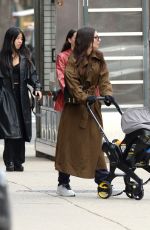 EMILY RATAJKOWSKI and Sebastian Bear McClard Out with Their Baby and Dog in New York 10/30/2021