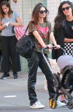 EMILY RATAJKOWSKI Out with Her Baby in New York 10/14/2021