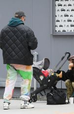 EMILY RATAJKOWSKI Out with Her Baby Sly in New York 10/23/2021