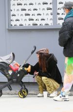 EMILY RATAJKOWSKI Out with Her Baby Sly in New York 10/23/2021