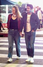 EMILY V. GORDON Out for Dinner Date in Los Feliz 10/23/2021