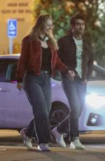 EMILY V. GORDON Out for Dinner Date in Los Feliz 10/23/2021