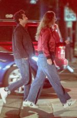 EMILY V. GORDON Out for Dinner Date in Los Feliz 10/23/2021