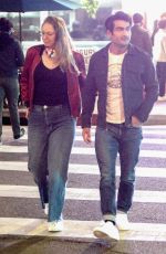 EMILY V. GORDON Out for Dinner Date in Los Feliz 10/23/2021