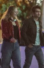 EMILY V. GORDON Out for Dinner Date in Los Feliz 10/23/2021