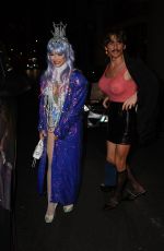 EMMA RIGBY Arrives at Halloween Party at Isabel in London 10/29/2021