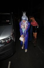 EMMA RIGBY Arrives at Halloween Party at Isabel in London 10/29/2021