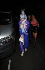 EMMA RIGBY Arrives at Halloween Party at Isabel in London 10/29/2021