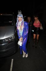EMMA RIGBY Arrives at Halloween Party at Isabel in London 10/29/2021