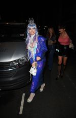 EMMA RIGBY Arrives at Halloween Party at Isabel in London 10/29/2021