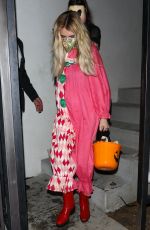 EMMA ROBERTS Leaves Halloween Party in Los Angeles 10/30/2021