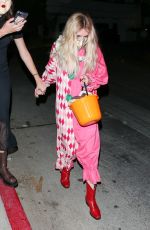 EMMA ROBERTS Leaves Halloween Party in Los Angeles 10/30/2021