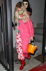 EMMA ROBERTS Leaves Halloween Party in Los Angeles 10/30/2021