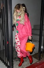 EMMA ROBERTS Leaves Halloween Party in Los Angeles 10/30/2021