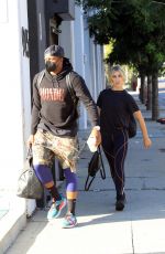 EMMA SLATER Leaves Dance Practice in Los Angeles 10/10/2021