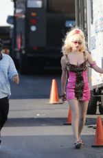 EMMY ROSSUM on the Set of Angelyne in Los Angeles 09/30/2021
