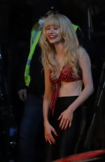 EMMY ROSSUM on the Set of Angelyne in Los Angeles 10/22/2021