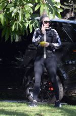 ERIKA JAYNE Arrives at Her Home in Los Angeles 10/14/2021
