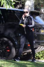 ERIKA JAYNE Arrives at Her Home in Los Angeles 10/14/2021