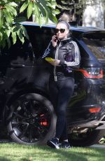 ERIKA JAYNE Arrives at Her Home in Los Angeles 10/14/2021