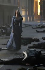 EVAN RACHEL WOOD on the Set of Westworld in Wall Street 10/02/2021