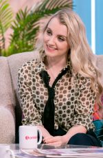 EVANNA LYNCH at Lorraine Show in London 10/21/2021