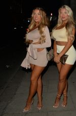 EVE and JESS GALE Night Out in London 10/05/2021