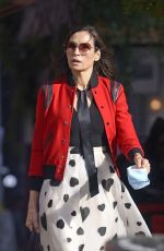 FAMKE JANSSEN Out and About in New York 10/18/2021