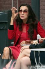 FAMKE JANSSEN Out for Coffee with Friend in New York 10/24/2021