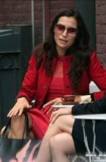 FAMKE JANSSEN Out for Coffee with Friend in New York 10/24/2021
