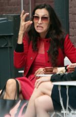 FAMKE JANSSEN Out for Coffee with Friend in New York 10/24/2021