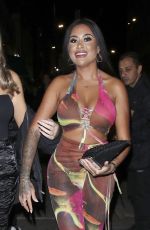 FANKIE SIMS and NIKITA JASMINE Out for Dinner in London 10/22/2021