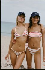 FRIDA AASEN and LAMEKA FOX for Solid & Striped Summer 2021 Swimwear Look