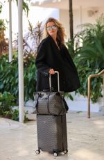 FRIDA AASEN Arrives at Michael Kors x 007 Event in Miami 10/27/2021