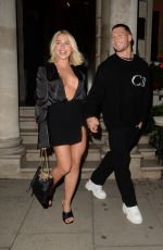 GABBY ALLEN Night Out in London 10/23/2021