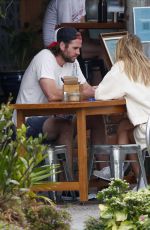 GABRIELLA BROOKS and Liam Hemsworth Out for Lunch at Bayleaf Cafe 10/13/2021