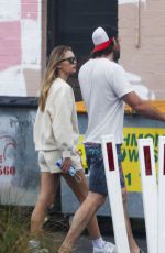 GABRIELLA BROOKS and Liam Hemsworth Out for Lunch at Bayleaf Cafe 10/13/2021