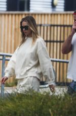 GABRIELLA BROOKS and Liam Hemsworth Out for Lunch at Bayleaf Cafe 10/13/2021