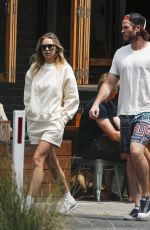GABRIELLA BROOKS and Liam Hemsworth Out for Lunch at Bayleaf Cafe 10/13/2021