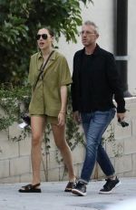 GAL GADOT and Yaron Varsano Out in West Hollywood 10/05/2021
