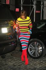GAYLE KING Arrives at SNL Afterparty at Zero Bond in New York 10/09/2021