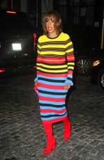 GAYLE KING Arrives at SNL Afterparty at Zero Bond in New York 10/09/2021