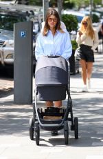GEORGIA FOWLER Out with Her Baby in Double Bay in Sydney 10/23/2021